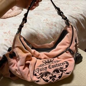 🚫SOLD Juicy Couture pink velour purse